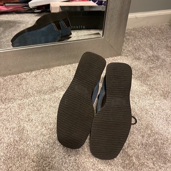 Bass Toren Blue Suede/Chocolate Ankle Loafer - Picture 4 of 4